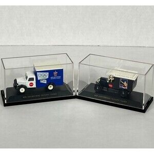 Coca‑Cola Olympic Trucks Set (2) – 1928 Amsterdam & 1956 Melbourne Vintage